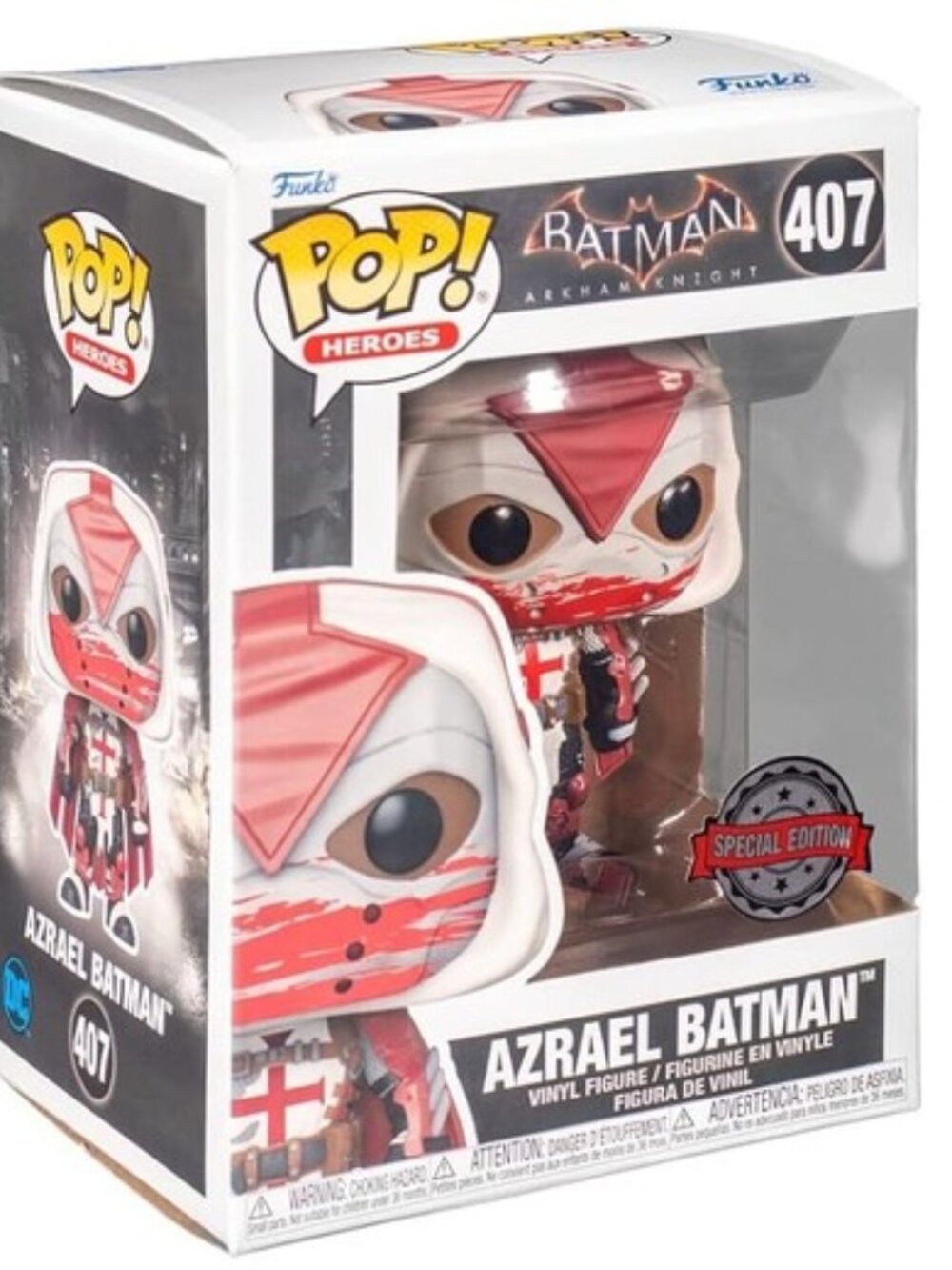 Funko Pop # 407 Azrael Batman --Batman Arkham Knight Series-- NIB